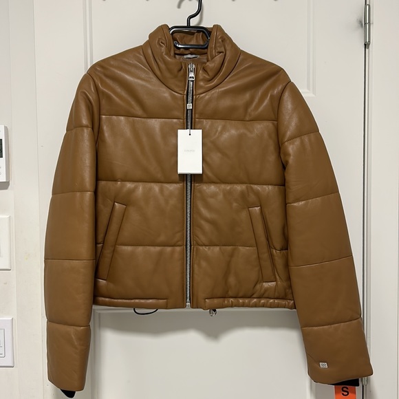 Soia & Kyo lamb leather winter coat. Brand new with tags - Picture 2 of 9